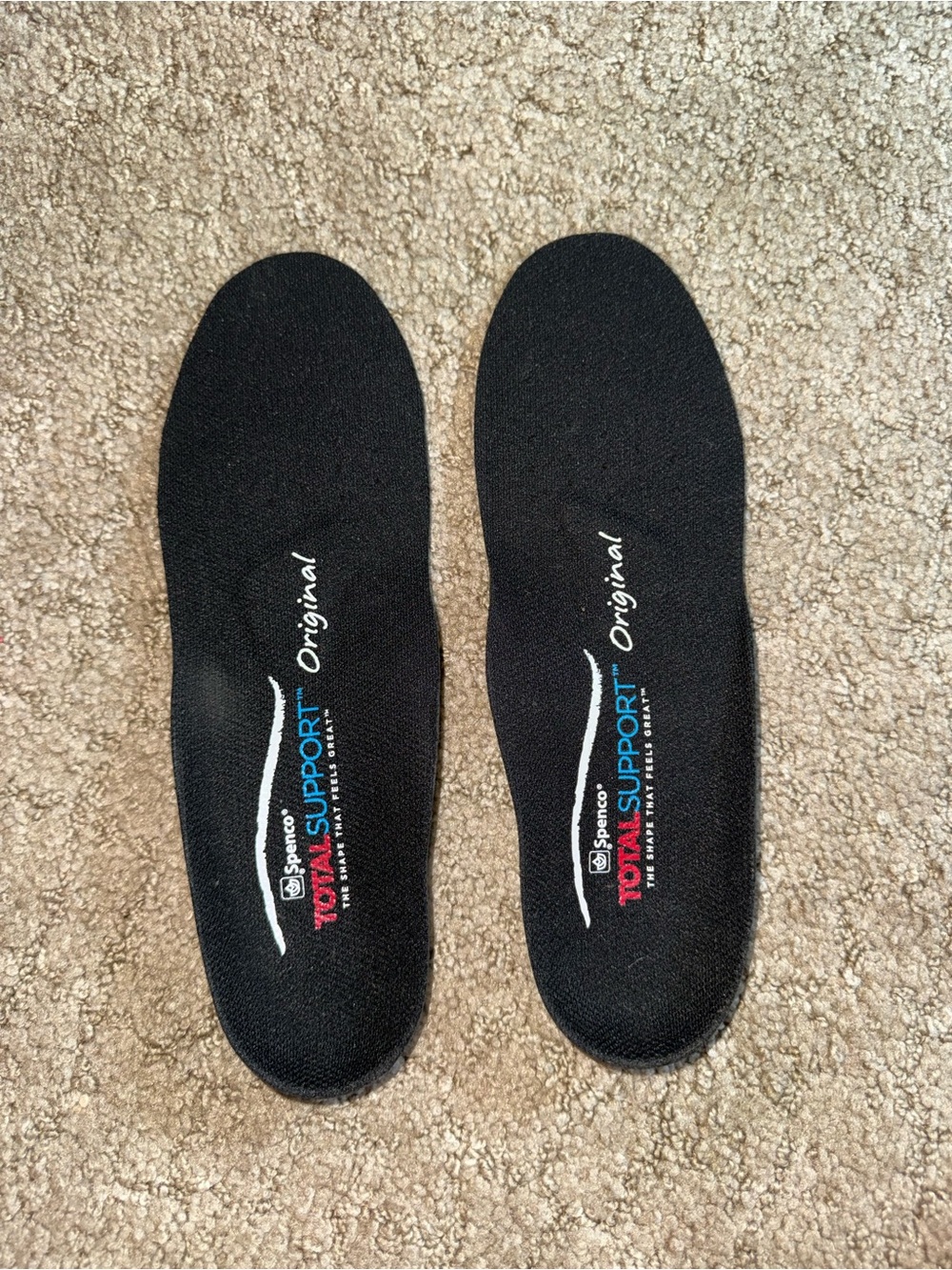 Spenco Total Support Original Black Insoles for Women